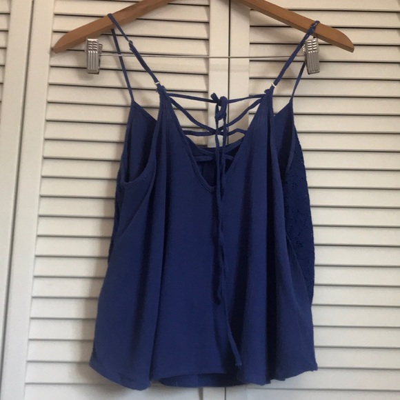 Blue Crop Top by MINE - Picture 5 of 7